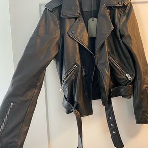Allsaints balfern leather jacket - NWT